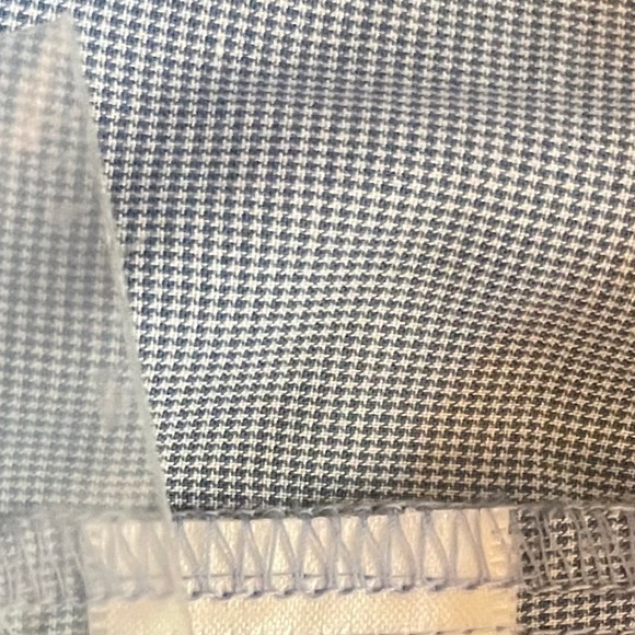 NWOT Pendleton Midi Dress Shirt Button Tie Waist Blue Contrasting Stitch 10 M - Picture 11 of 11